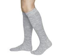 vitsocks Men's 80% MERINO WOOL Long Knee High Length Winter Socks, Warm Breathable Woollen Over-the-Calf Knee-Highs, light grey, 8.5-9.5