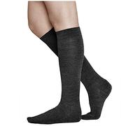 vitsocks Women's 80% MERINO WOOL Long Knee High Length Winter Socks, Warm Breathable Woollen Over-the-Calf Ladies Knee-Highs, black, 6-8