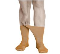 vitsocks Women's Extra Wide Top Loose Fitting Diabetic Socks (3 PAIRS) Non Elastic Swollen Feet Ankles Legs Diabetes Cotton, mustard, 2.5-5.5 uk