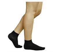 vitsocks Women's SILVER-Cotton Antibacterial Low Ankle Socks (3 PAIRS) Thin Breathable Ladies UK Size, black, 2.5-5.5
