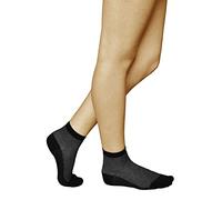 vitsocks Women's SILVER-Cotton Antibacterial Low Ankle Socks (3 PAIRS) Thin Breathable Ladies UK Size, grey, 6-8