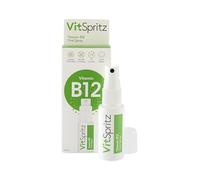 VitSpritz Vitamin B12 Spray 30ml - High Strength B12 Liquid Spray Supplement, Orange Flavour, VIT B 12 for Energy, Reduces Tiredness & Fatigue - Vegan & Vegetarian Vitamins for Adults