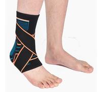 VITTO Ankle Support for Sprained Ankle, Arthritis, Joint Pain, Strains, Injury, Recovery, Rehab, Sports - Multi Zone Compression Sleeve (XL, with Strap)