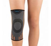 VITTO Knee Support Kids - Osgood Schlatter Knee Support Kids, Child Knee Brace for Boys and Girls from 4-14 Years Old (Grey, L)