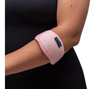 VITTO Tennis Elbow Support Strap - Compression Brace for Tendonitis, Arthritis, Injury - Support for Men & Women, Golfers Elbow (Adjustable Strap, Pink)