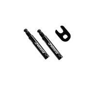 Vittoria 1515VE0220111BL Vi Extension De Valvula 20 mm - Blister 2 Uds + Wrench Obus for DIYers & Professionals, Built for Repair and Installation tasks, 20 mm