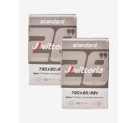 Vittoria 700 Standard (20/28C) detachable valve core Presta valve 48 mm Inner Tube Pack (2 Units)