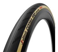 Vittoria Corsa Pro Control TLR Folding Road Tyre - Black / Tan / 700c / 28mm / Folding