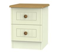 Welcome Furniture Ready Assembled Tilly 1 Door Bedside Cabinet Grey, Grey
