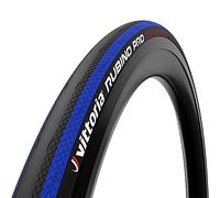 Vittoria Rubino Pro Fold G2.0 Tyre: Black/Blue/Black 700X25C