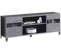 Vittoria TV Unit - 160cm - Grey Italian