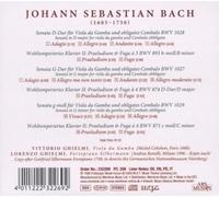 Vittorio Ghielmi Ghielmi - Bach: Sonatas For Viola Da Gam