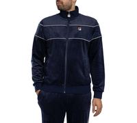 Vittorio Velour Jacket Navy/Gardenia M