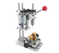 Vituord Electric Drill Press, Pearl Drilling Holing Machine, 7-Speed Adjustment, Low Noise, Pillar Stand, for Handicraft DIY Jewelry Making Metal Wood Working