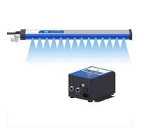 Vituord Ionizing Air Bar, Anti Static Electrostatic Rod, with 5.6KV High Voltage Generator, Tungsten Ion Needle, Fast Static Elimination Speed, for Electronics, Plastics, Textiles