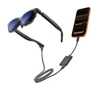VITURE Luma Pro XR Glasses Large & USB-C XR Adapter Pro Bundle, for iPhone 17/16/15, Enabling Multi-Screen, Spatial & VR Video, 1-Click Immersive 3D, Enhanced 3DoF, Play/Work While Charging