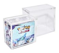 Viturio Display Case for Pokemon Booster Box Magnetic Top Closure Premium Thick Acrylic with UV Protection