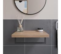 Vitusso Garda Wood Wall Hung Countertop Basin Shelf - 500mm