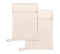 Viudecce Lewis Ice Bag,Bartender Kit Ice Crusher,Canvas Bag Set for Ice Crushing, Bar Tools Accessory for Home Bartenders 2Pcs