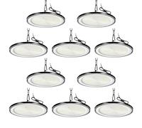 Viugreum 10 Packs 800W UFO LED High Bay Light, 80000LM Commercial Bay Lighting Coolwhite 6500K, IP65 Waterproof AC 85-265V LED Warehouse Lamp Shop Garage Light for Factory Workshop Gym