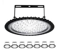 Viugreum 8 Pack 200W UFO LED High Bay Light, 20000LM Ultra Thin LED Warehouse Lighting 6500K Daylight White, IP65 Waterproof Commercial Bay Lighting Shop Area Workshop Garage Lights Fixtures