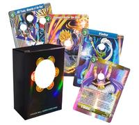 VIUWIZE Trading Card Game 50 Different Cards Rare Cards Set No Duplicates Cartoons Comics Trading Cards Anime Trading Cards for Children (Dragon Ball)