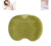 VIUXL Shower Foot & Back Scrubber, Massage Pad, Silicone Hands Free Back Scrubber for Shower, Wall-Mounted Back Scrubber, Foot Scrubber for Shower Floor, Cushion Brush with Suction Cups (Green)