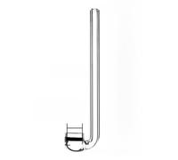 VIV CO2 Mini Music Diffuser Glass Aquarium Planted Tank Filter Pipe (30mm 300-26)