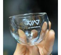 VIV Crystal Glass Polka-shaped Cultivating Landscape Cup