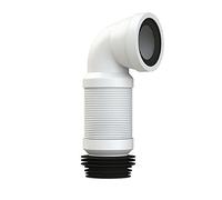 Viva 90° Angle Slinky-FIT Flexible WC Pan Connector 300Mm - 600Mm Plumbing