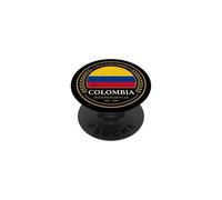 Viva Colombia Independencia 1810 Heritage Crest Flag PopSockets Adhesive PopGrip