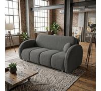 Viva Comfy Iv Sofa Bed With Storage Compartment Particle Board Metal Legs Wooden Frame 172X103X85Cm Grey