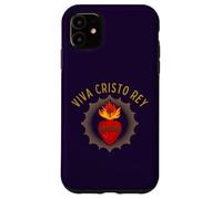 Viva Cristo Rey Catholic Sacred Heart Devotion Case for iPhone 11