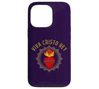 Viva Cristo Rey Catholic Sacred Heart Devotion Case for iPhone 13 Pro