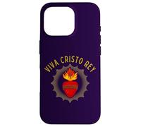 Viva Cristo Rey Catholic Sacred Heart Devotion Case for iPhone 16 Pro