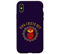 Viva Cristo Rey Catholic Sacred Heart Devotion Case for iPhone X/XS