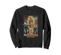 Viva Cristo Rey Guadalupe Catholic Cristeros Sweatshirt