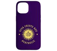 Viva Cristo Rey Roman Catholic Christ the King Case for iPhone 15