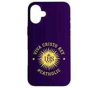 Viva Cristo Rey Roman Catholic Christ the King Case for iPhone 16 Plus