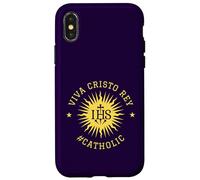 Viva Cristo Rey Roman Catholic Christ the King Case for iPhone X/XS