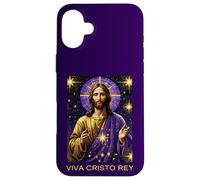 Viva Cristo Rey Roman Catholic Jesus Christ The King Case for iPhone 16 Plus