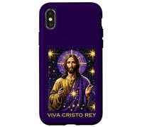 Viva Cristo Rey Roman Catholic Jesus Christ The King Case for iPhone X/XS