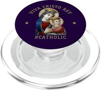 Viva Cristo Rey Roman Catholic Virgin Mary PopSockets PopGrip for MagSafe
