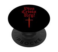 Viva Cristo Rey! - Spanish Catholic Saying PopSockets Adhesive PopGrip