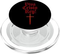 Viva Cristo Rey! - Spanish Catholic Saying PopSockets PopGrip for MagSafe