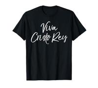 Viva Cristo Rey Spanish Quote Long Live Christ the King T-Shirt