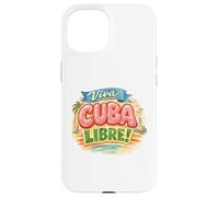 Viva Cuba Libre Retro Design Vintage Cuban Typography Case for iPhone 15