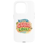 Viva Cuba Libre Retro Design Vintage Cuban Typography Case for iPhone 15 Pro