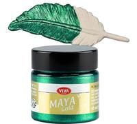 Viva Decor 50 ml Maya Gold Paint, Emerald