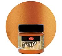 Viva Decor 50 ml Maya Gold Paint, Orange Gold
